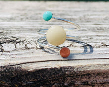 Load image into Gallery viewer, Sterling silver triple tier keepsake ring