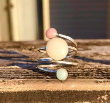 Load image into Gallery viewer, Sterling silver triple tier keepsake ring