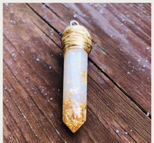 Load image into Gallery viewer, Crystal Pendant Keepsake Necklace