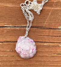 Load image into Gallery viewer, Rose Keepsake Necklace