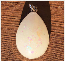 Load image into Gallery viewer, Sterling Silver Teardrop Keepsake Necklace