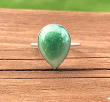 Load image into Gallery viewer, Sterling Silver Teardrop Ring