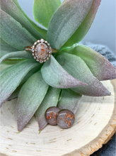 Load image into Gallery viewer, Solid Gold Double Halo Vintage Ring