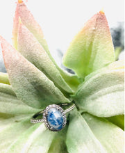 Load image into Gallery viewer, Solid Gold Oval Halo