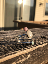 Load image into Gallery viewer, Sterling silver triple tier keepsake ring