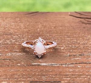 Vintage Style Keepsake Ring