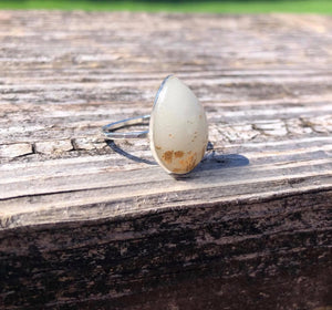 Sterling Silver Teardrop Ring
