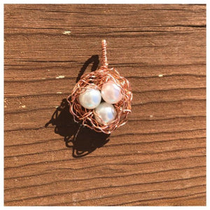 Birds Nest Keepsake Pendant