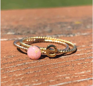 Initial Keepsake Ring