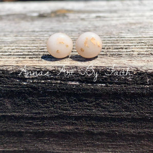 Stud keepsake earrings