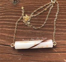 Load image into Gallery viewer, Keepsake bar necklace