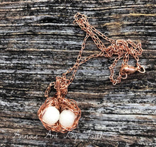 Load image into Gallery viewer, Birds nest keepsake pendant