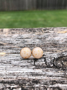 Stud keepsake earrings