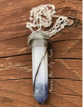 Load image into Gallery viewer, Crystal pendant keepsake necklace